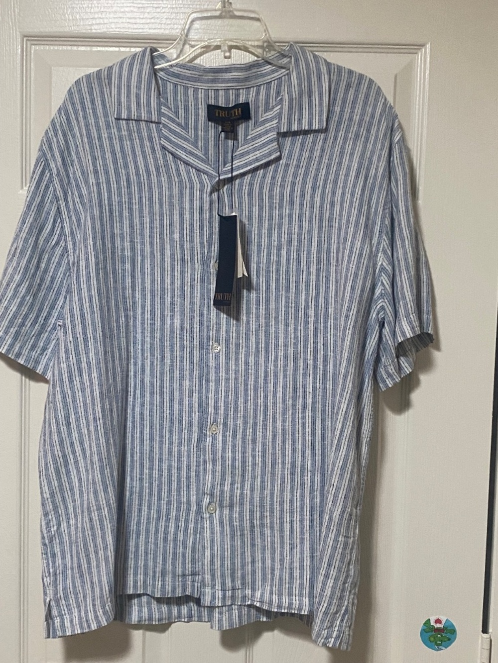 Truth button down linen shirt